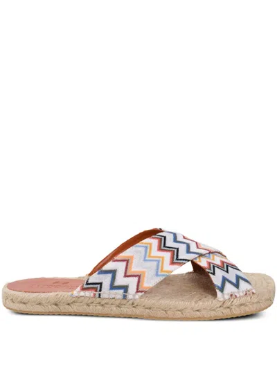 Missoni Naxos Slides In White