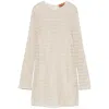 Missoni Short Dress With Long Sleeves And Unique Construction In Multi