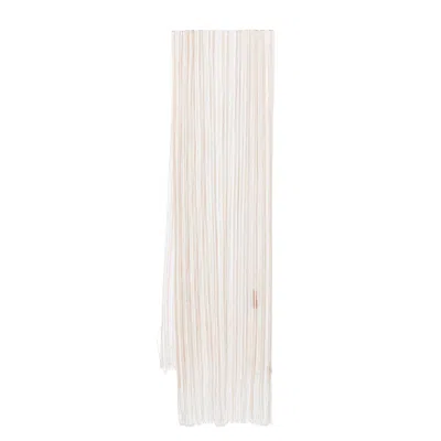 Missoni Striped Scarf In Neutrals/white