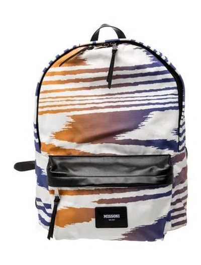 Pre-owned Missoni Nylon Backpack In Multi