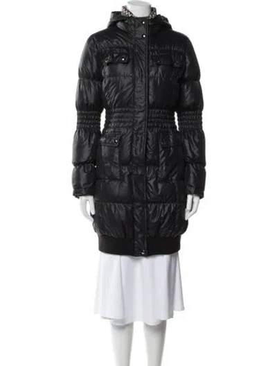 Pre-owned Missoni Nylon Down Coat In Black