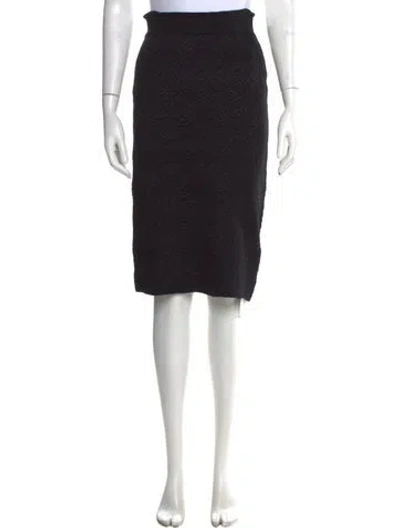 Pre-owned Missoni Nylon Knee-length Skirt In Black