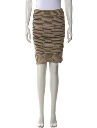 Pre-owned Missoni Nylon Mini Skirt In Black