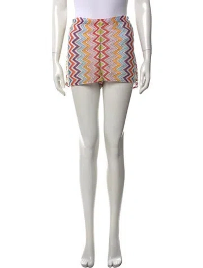 Pre-owned Missoni Nylon Mini Skirt In Neutrals