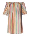 Missoni Off-shoulder Zigzag-pattern Cover-up In Multi