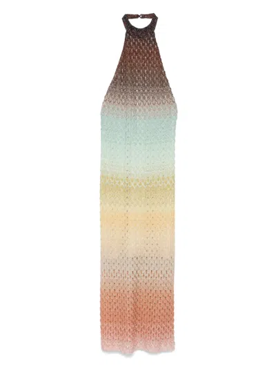 MISSONI OMBRÉ-EFFECT MIDI DRESS