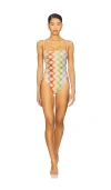 Missoni Zigzag-pattern Swimsuit In Multi
