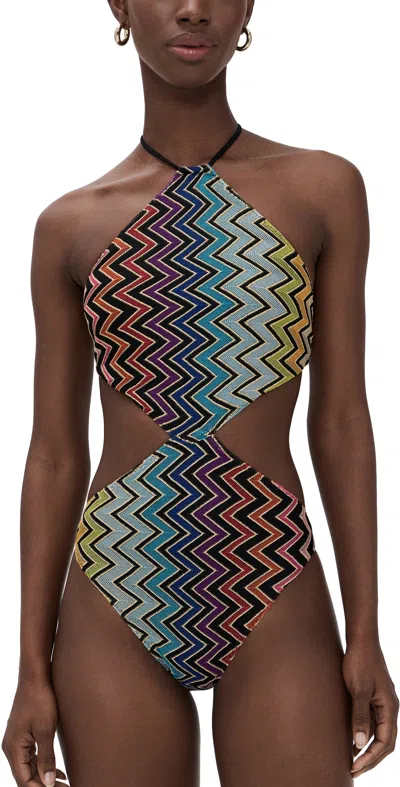 Missoni One Piece Multicolor W/ Black Base
