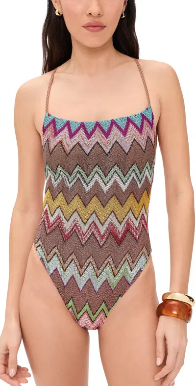 Missoni One Piece Multicolor With Dark Base