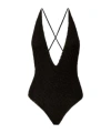 Missoni Cross-back Swimsuit In Black