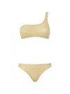 Missoni One-shoulder Bikini In Multi