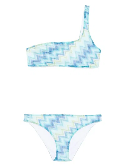 Missoni One-shoulder Bikini Set
