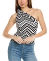 Missoni One-shoulder Blouse In White