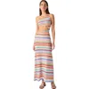 Missoni One-shoulder Zigzag-pattern Beach Dress In Multi