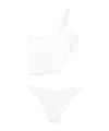 Missoni One-shoulder Fringed Bikini In White
