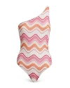 Missoni Microshaded Zig-zag One-piece Swimsuit In Microshade