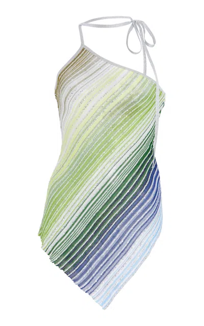 Missoni One Shoulder Top In Multi