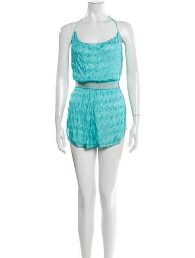 Pre-owned Missoni One-piece In Blue