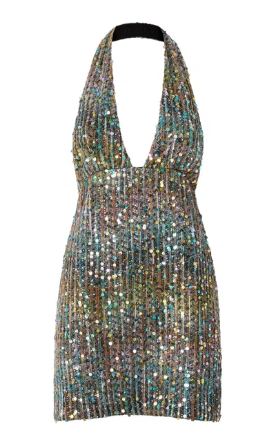 Missoni Open-back Caperdoni-knit Mini Dress In Multi