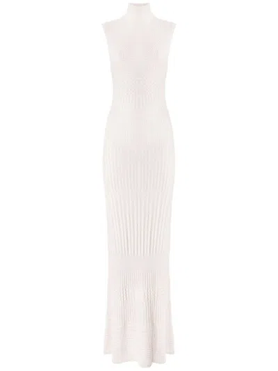 Missoni Sequin-embellished Ribbed Dress In White