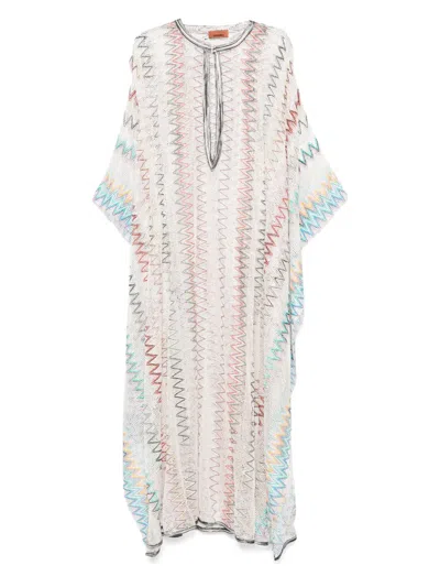MISSONI OPEN KNIT BEACH CAFTAN