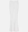 Missoni Open-knit Lamé Wide-leg Pants In White