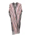 Missoni Open-knit Zigzag Cape In Pink