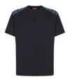 Missoni Chevron Insert Crewneck T-shirt In Black