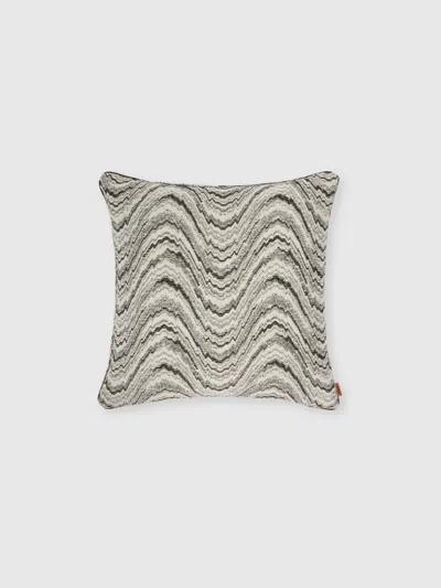 Missoni Ortigia Viscose And Cotton-blend Cushion 40x40 Cm In Multi