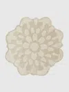 Missoni Otil Reversible Flower-shaped Bath Rug In White