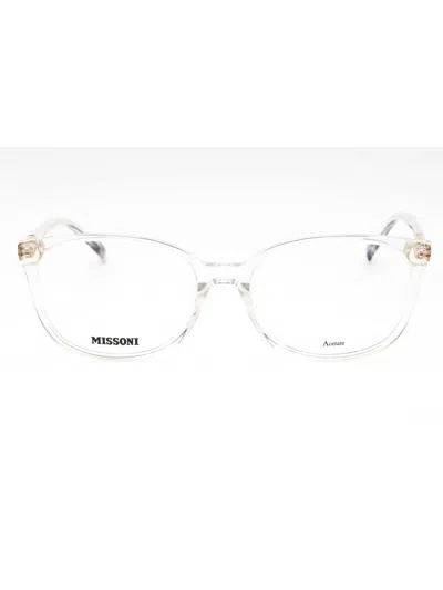 Missoni Oval Designer Eyeglasses For Women In Neutral