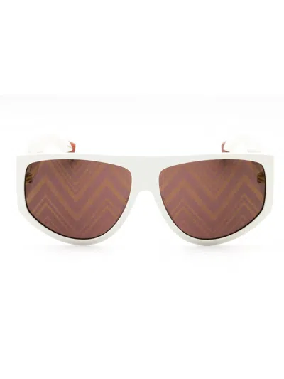 Missoni Oval Frame Women's Sunglasses In Brown