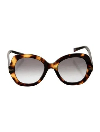 Pre-owned Missoni Oversize Gradient Sunglasses In Brown