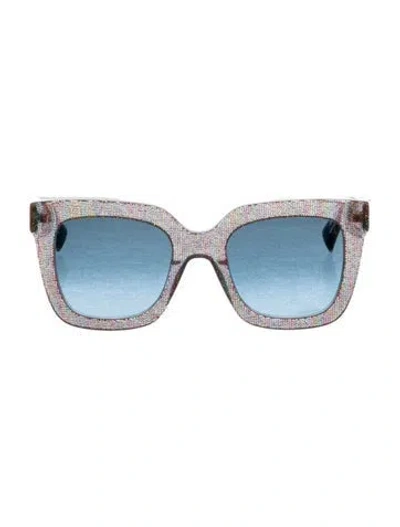 Pre-owned Missoni Oversize Gradient Sunglasses In Multi