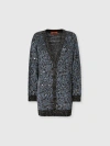 Missoni Oversized Cardigan In An Animal-print Jacquard Knit In Animal Print