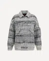 Missoni Oversized Check Wool-blend Bomber Jacket In Multicolour