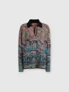 Missoni Seraphim Pull Over Multicolor Blue And Red Tones In Multicoloured
