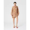 Missoni Oversized Shirt In Printed Cotton And Silk Blend In Multicoloured
