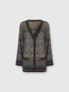 Missoni Zigzag Pattern Cardigan Sweaters And Cardigans Multicolor In Brown