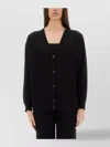 Missoni Oversized V-neck Chevron Pattern Cardigan