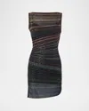 Missoni Paillette Striped Sleeveless Mini Dress