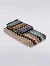 Missoni Pair Of Adam Cotton Terry Towels In Black