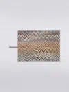Missoni Pair Of Andorra Placemats 38x52 Cm In Black