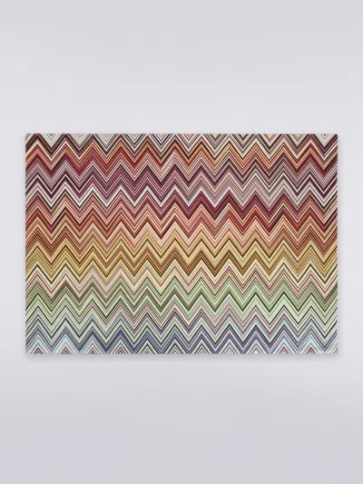 Missoni Pair Of Andorra Placemats 38x52 Cm In Red