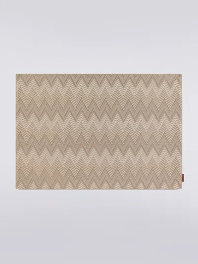 Missoni Pair Of Brest Placemats 38x52 Cm In White