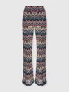 Missoni Palazzo Pants In Embroidered Lace In Multi