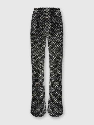 Missoni Palazzo Pants In Flame Lace In Black