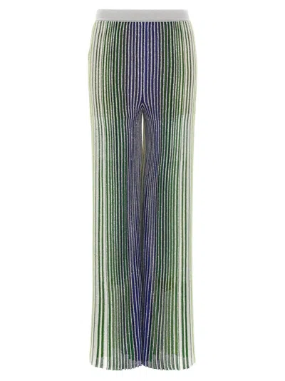 Missoni Palazzo Pants With Sequin And Lamé Accents In Multi