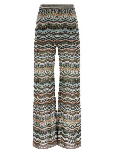 Missoni Palazzo Trousers In Multicolor