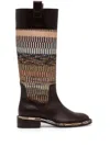 Missoni Panelled Knee-high Boots In 褐色